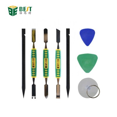 Bestool Bst-9902 8 In 1 Mobile Phone Disassemble Opening Repair Tool Kits With Suction Cup,Non-nylon Pry Tools Metal Pry Bar