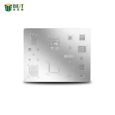 BEST-A11-High Quality Universal BGA IC Chip Stencils Heated Template Reballing Stencil for iphone 8 8P X