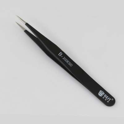 BEST Anti-static Precision straight Tweezers Pinzas Pincet Stainless Steel ESD Tweezers Electronics Repair Tools