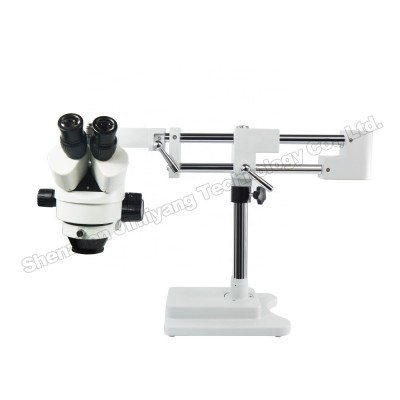 3.5X 7X 45X 90X Adjustable Stand Trinocular Stereo Microscope Electronic For Industrial PCB Inspection Electronics Repair